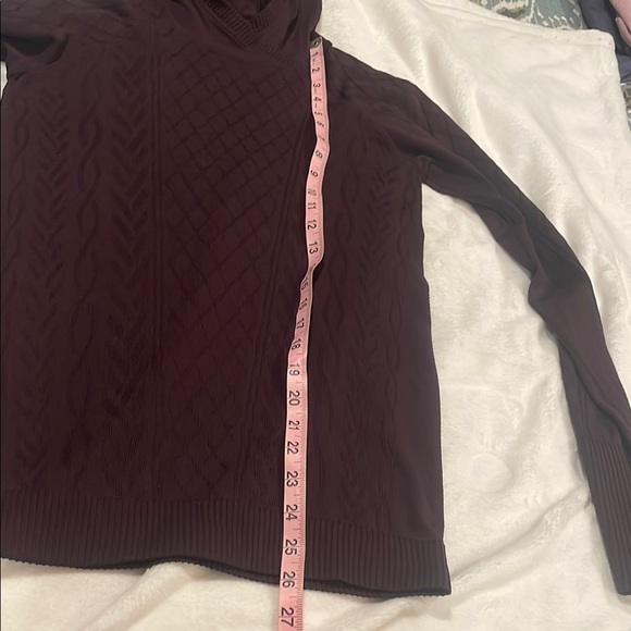 lululemon athletica restless pullover Maroon Hooded Sweater - Picture 6 of 7